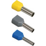 Наконечник-гильза IEK НГИ2 1,0-8 - UTE10-4-D2-2-100, светло-зеленый, 20шт/упак
